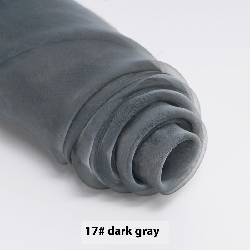 Fine-meshed Organza Fabric Yarn Sheer Yarn Wedding Dress