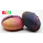Section Dyed Rainbow Wool Yarn
