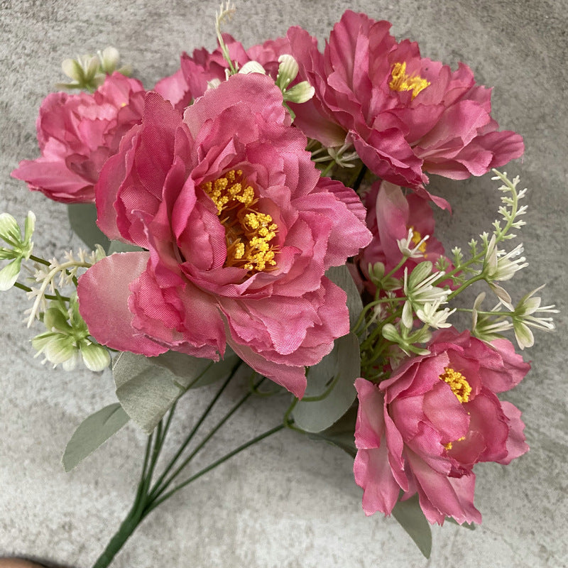Fashionable New Style 6 Bobo Peony Flowers