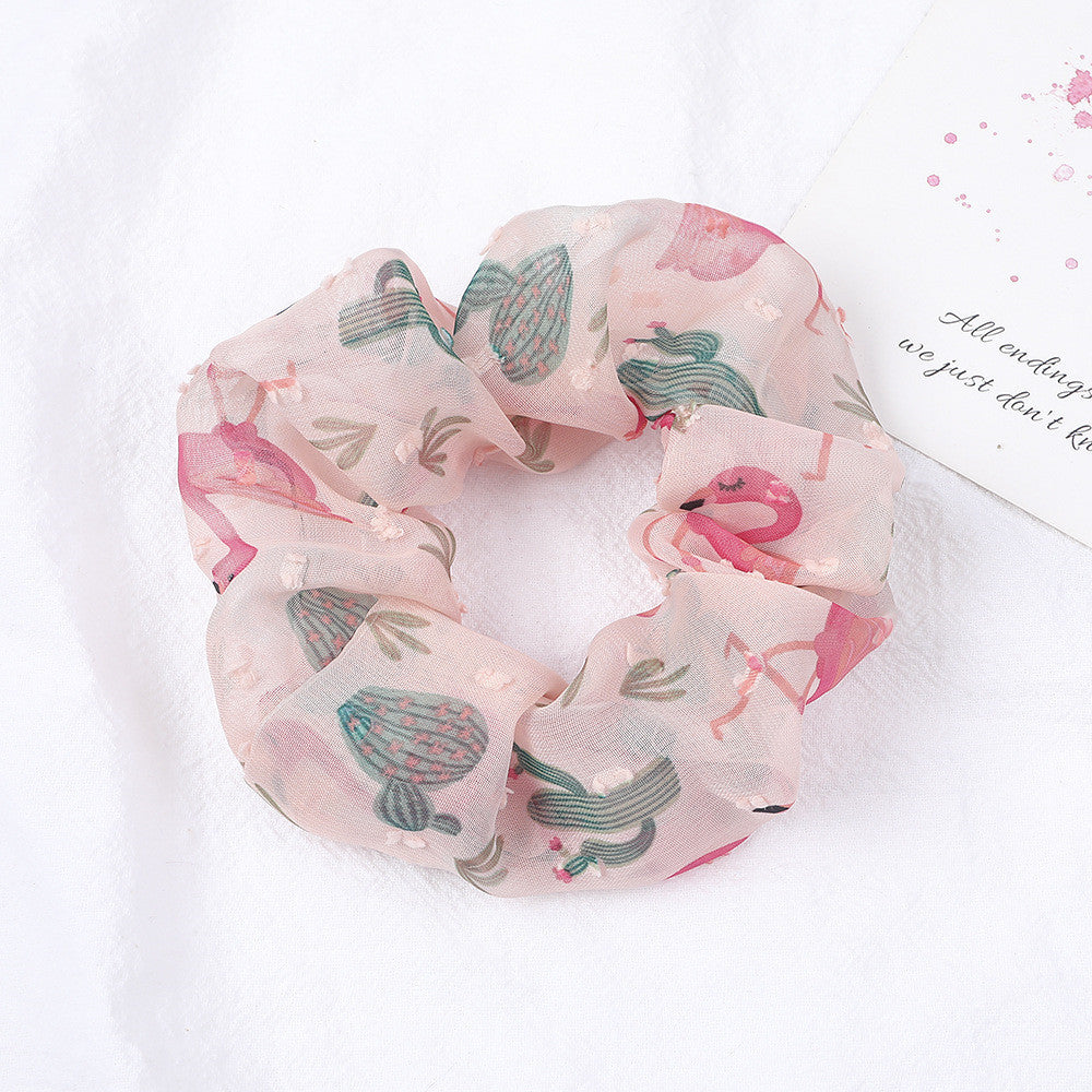 Sweet maiden net yarn hair cord