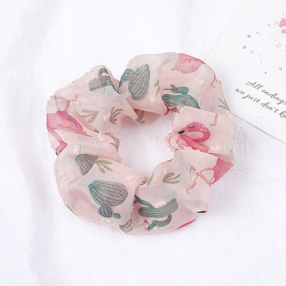 Sweet maiden net yarn hair cord