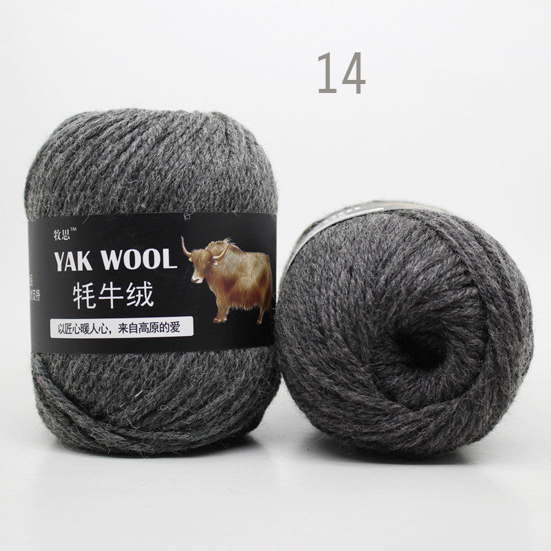 Cow Wool Yarn Scarf Thread Hat 245 Stick Needle Hand-knitted Medium Thick Coat
