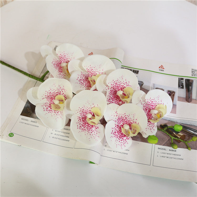 7 phalaenopsis artificial flowers