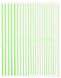 Nail art fluorescent line adhesive stickers