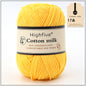 Milk Cotton Wool For Knitting Baby Crochet Yarn Wea
