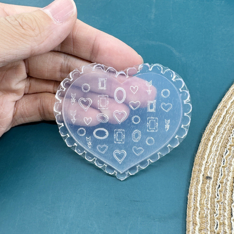 Silicone Non-whitening Flower Cartoon Manicure Mold