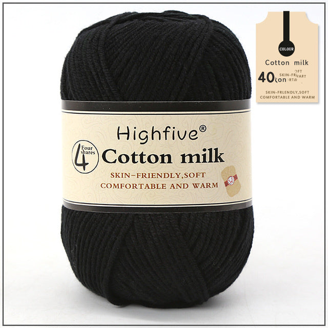 Milk Cotton Wool For Knitting Baby Crochet Yarn Wea