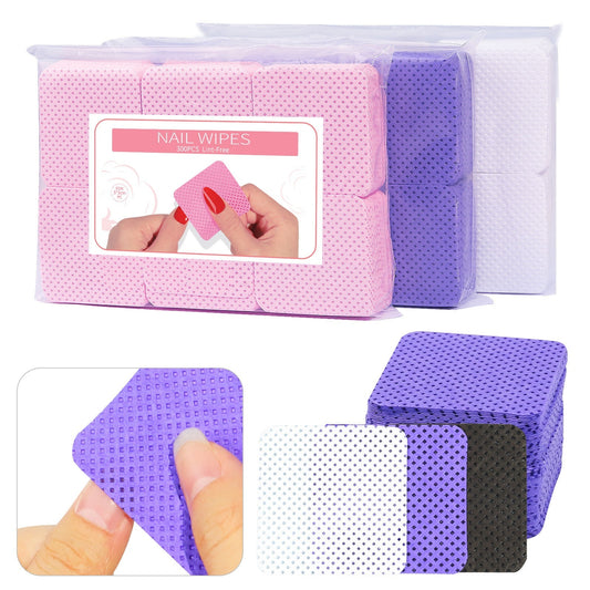 Portable Home Solid Color Magic Nail Polish Removing Tissue
