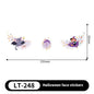 Halloween Makeup Stickers Dress Up Cute Painted