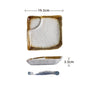 Ceramic Vinegar Dumpling Plate Bowl And Dish Compartment Household Creative Barbecue Plate Sushi Dipping Sauce