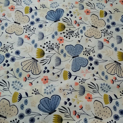 Cotton Twill Printed Cloth DIY Handmade Patchwork Floral Cloth Cotton Bedding Fabric