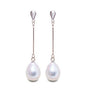 YIKALAISI Natural Pearl Statement Earrings Outstanding For Women