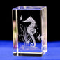 Interior Carving 3D Animal Series Crystal Statue Tourist Souvenir