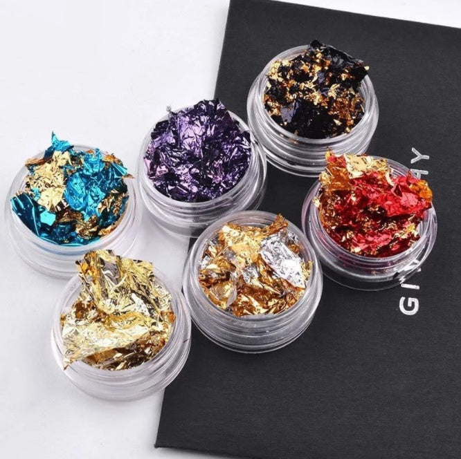 Nagel-Aluminiumfolienfragment Nagelschmuck
