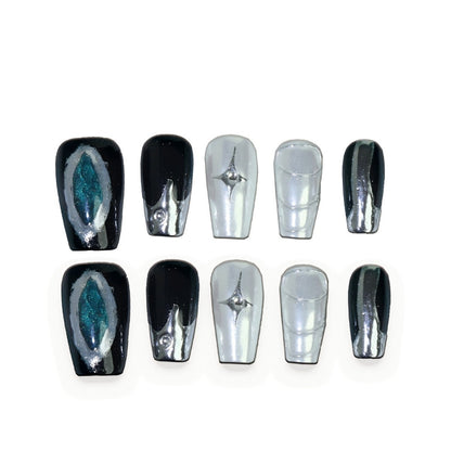 Women's Four Eight-pointed Stars Wear Manicure