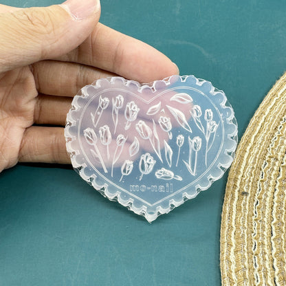 Silicone Non-whitening Flower Cartoon Manicure Mold