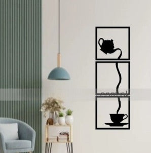 Modern Cup & Saucer Acrylic Wall Art