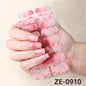 Gradient Onion Powder French Nail Applique Nail Stickers