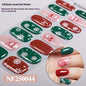 Semi-cured New Christmas Gel Nail Stickers