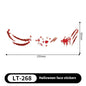 Halloween Makeup Stickers Dress Up Cute Painted