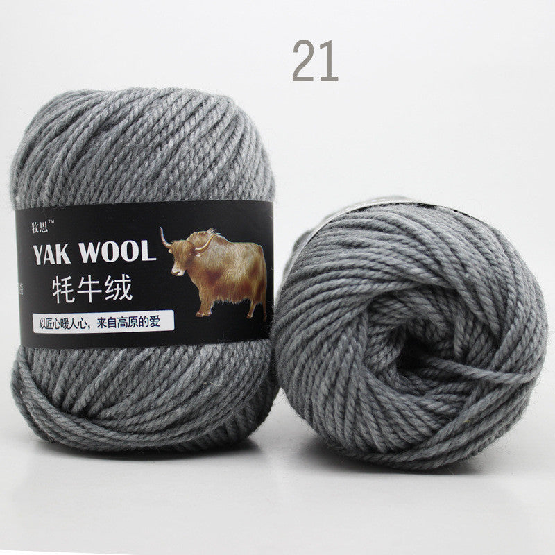 Cow Wool Yarn Scarf Thread Hat 245 Stick Needle Hand-knitted Medium Thick Coat