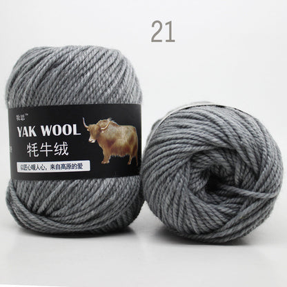 Cow Wool Yarn Scarf Thread Hat 245 Stick Needle Hand-knitted Medium Thick Coat