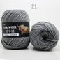 Cow Wool Yarn Scarf Thread Hat 245 Stick Needle Hand-knitted Medium Thick Coat