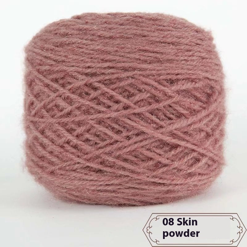 3 Two Groups Of Squirrel-velvet Yarn Hand-knitted Medium Thickness Hat Scarf Coat Waistcoat Cushion Plush Wool 150g