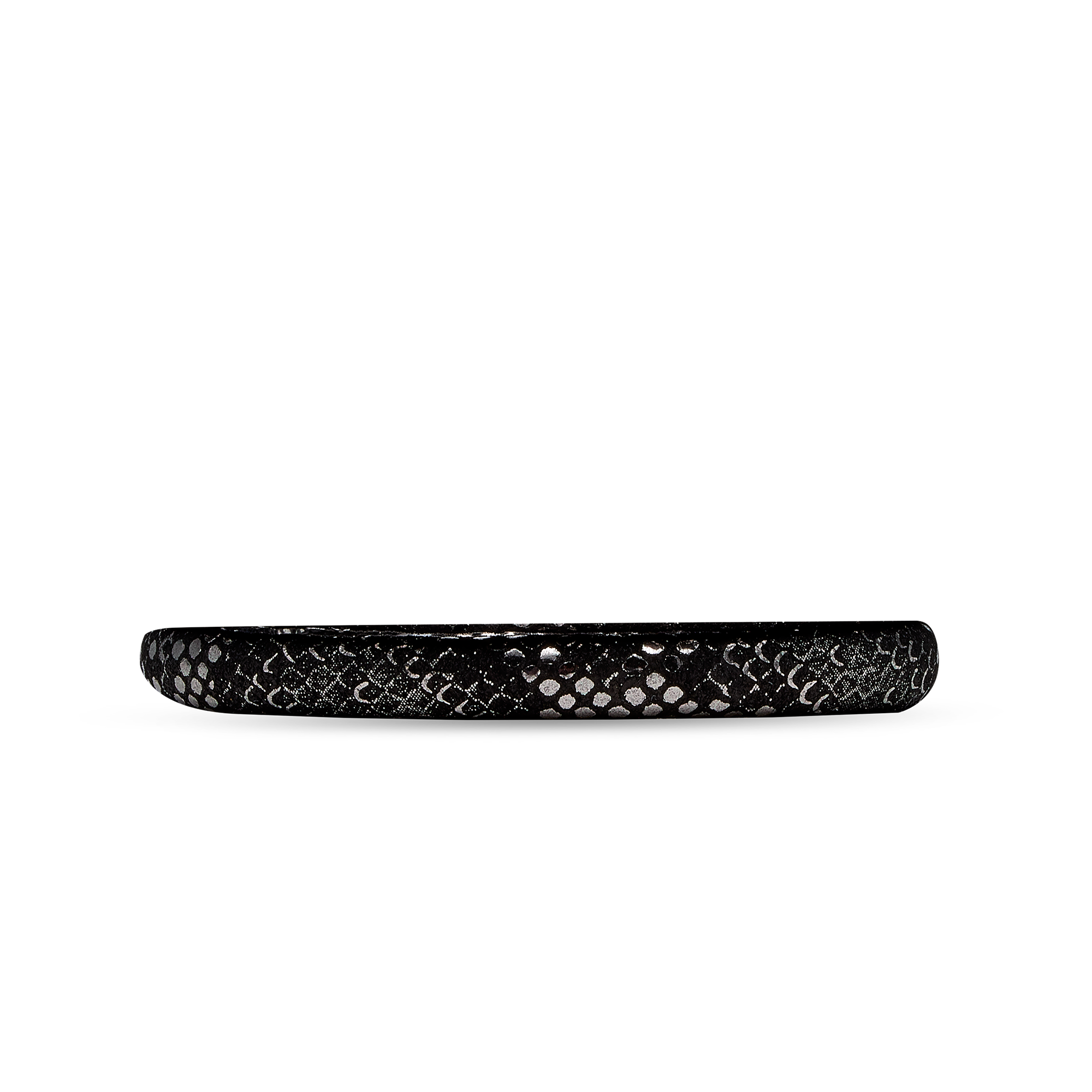 Leather Bracelet - Silver Black - CHRISTINA