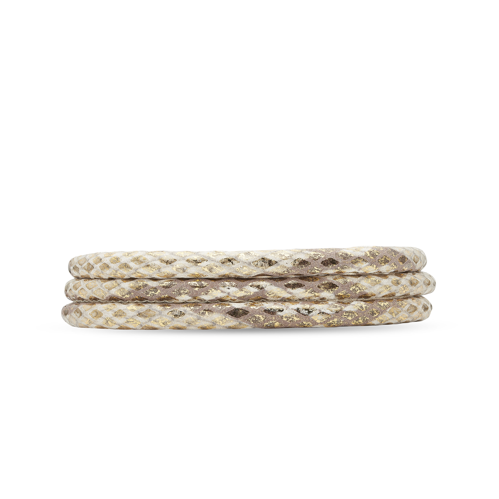 Slim Leather Bracelet - Goldsnake - 70 cm