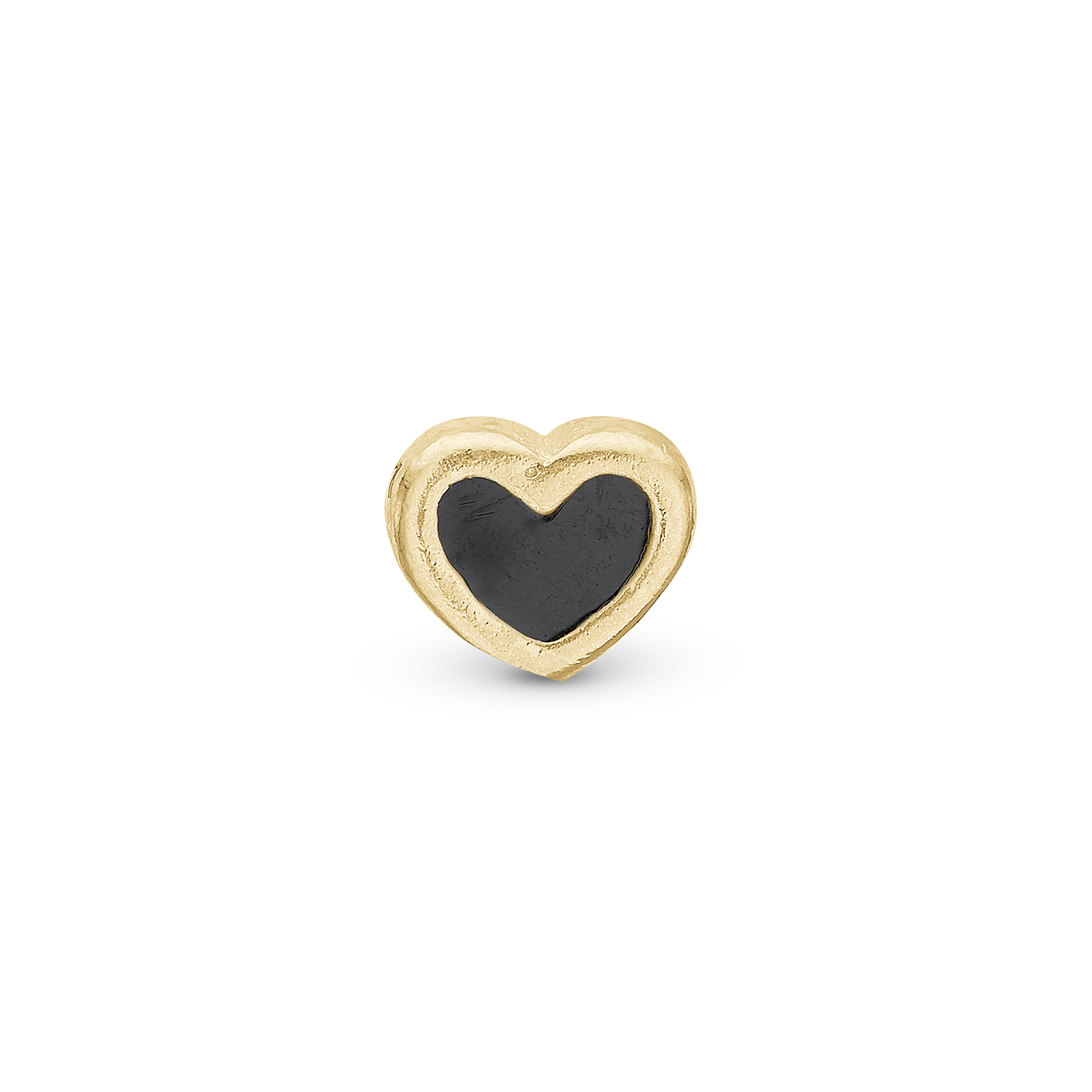 Black Enamel Heart Elementer for collect Watche - CHRISTINA