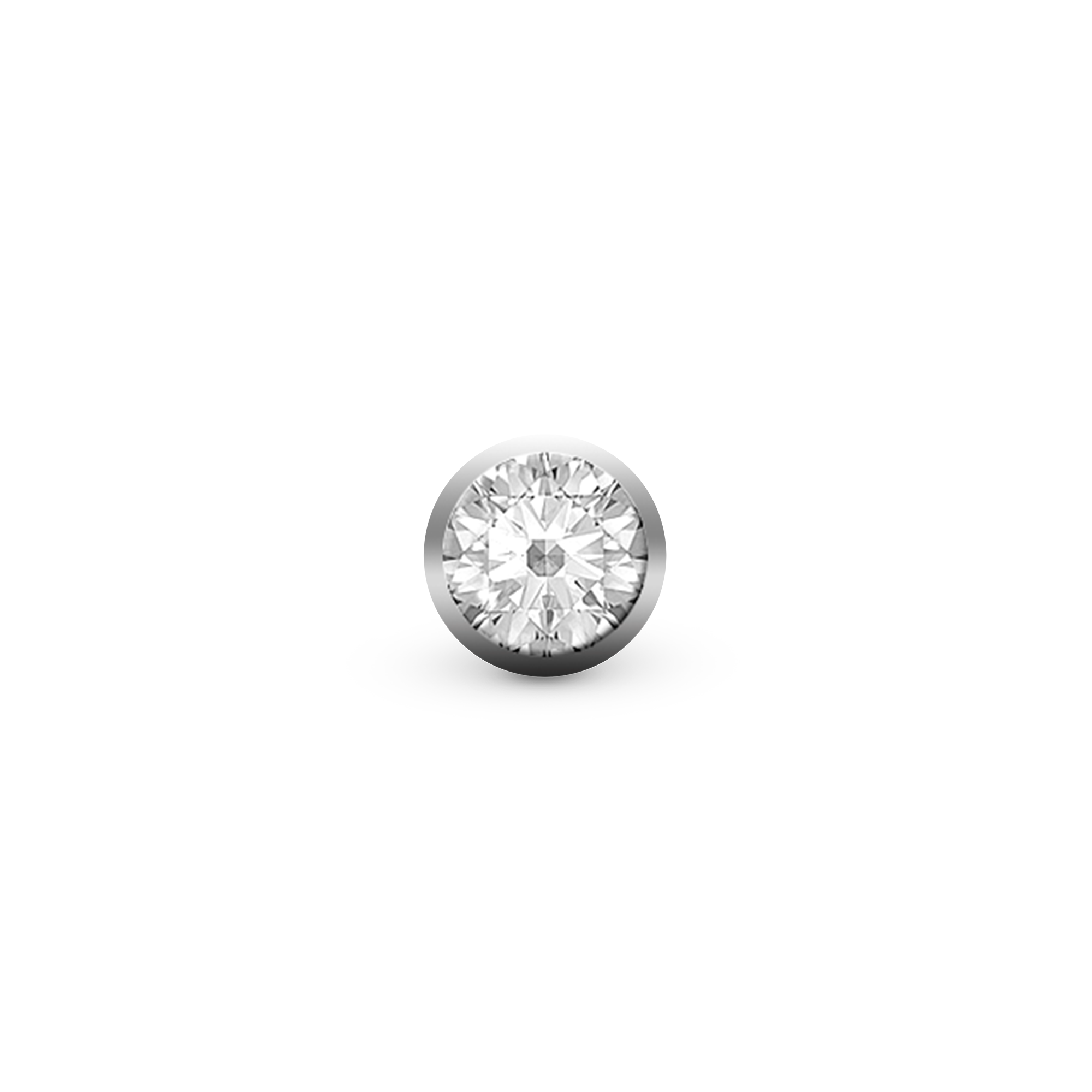 White Labgrown Diamant Big - Element for Watch