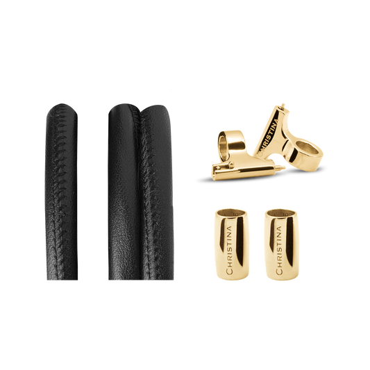 Classic Leather set for Watch - Black - CHRISTINA
