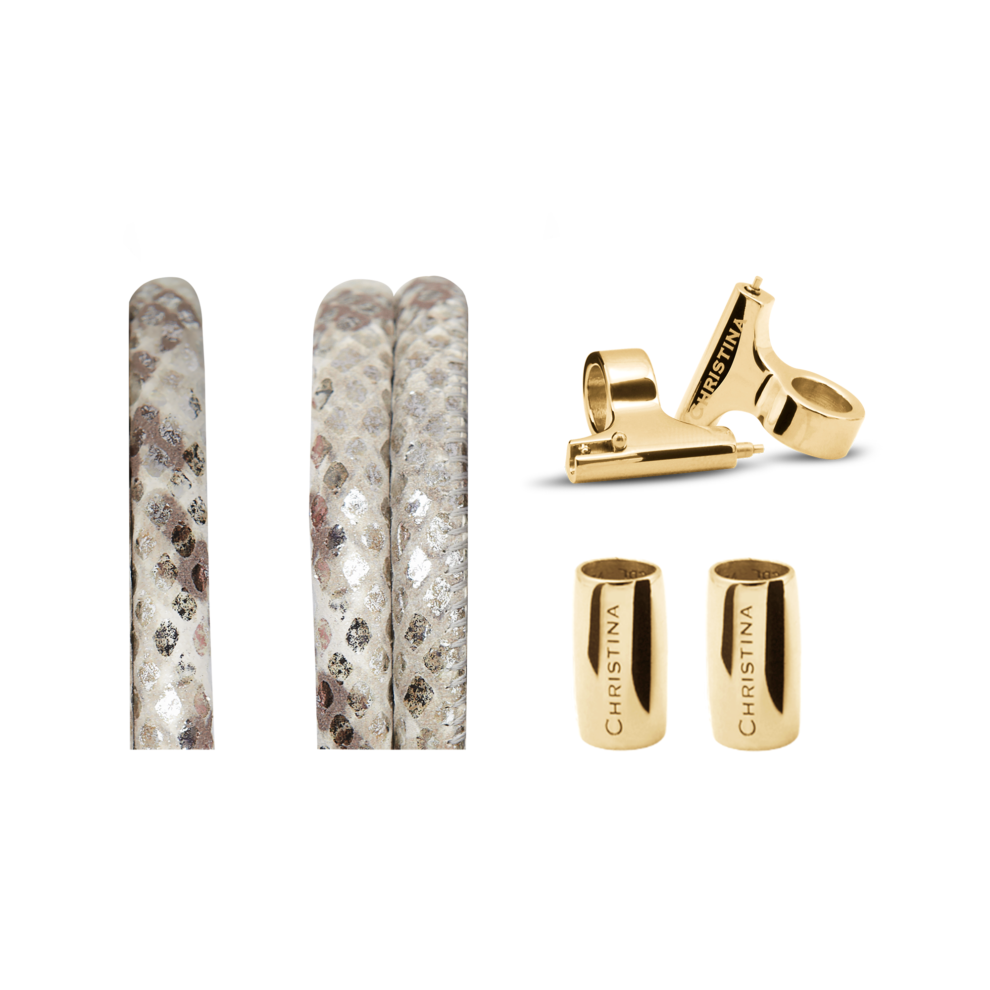 Classic Leather set for Watch - Snake - CHRISTINA