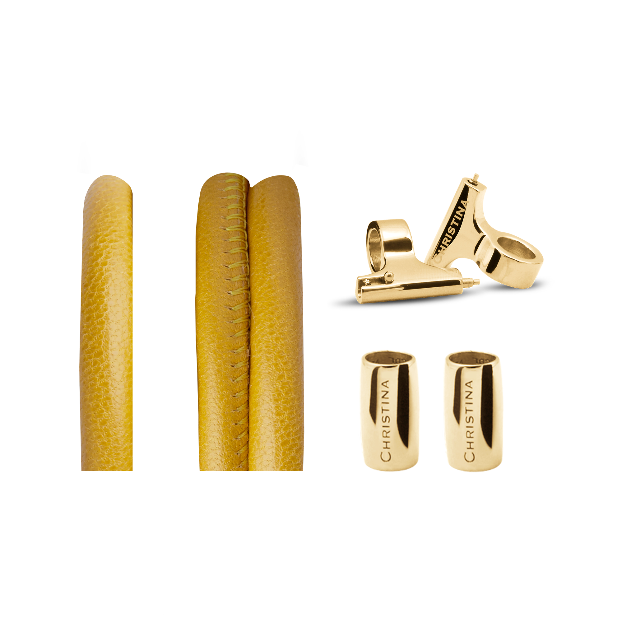 Classic Leather set for Watch - Gul - CHRISTINA