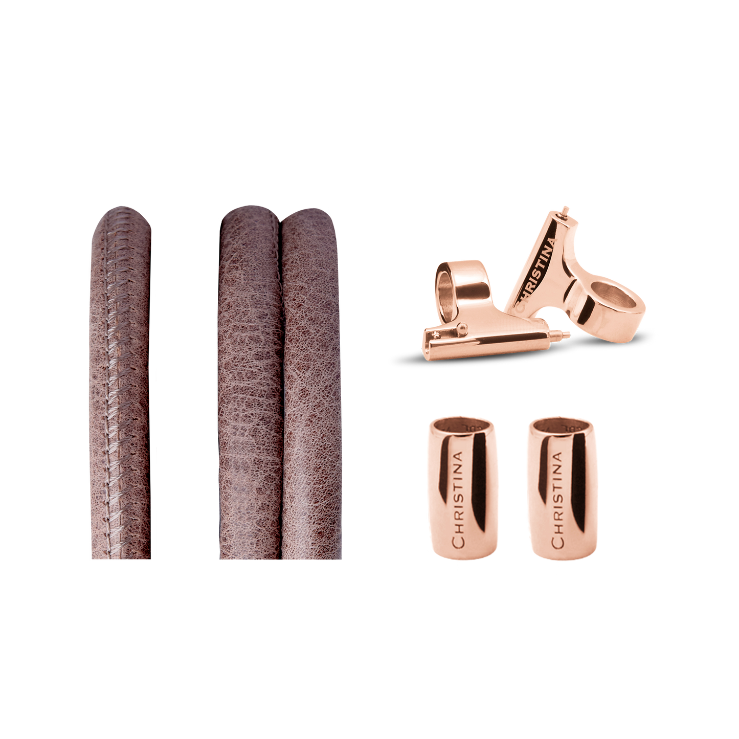 Classic Leather set for Watch - Brown - CHRISTINA