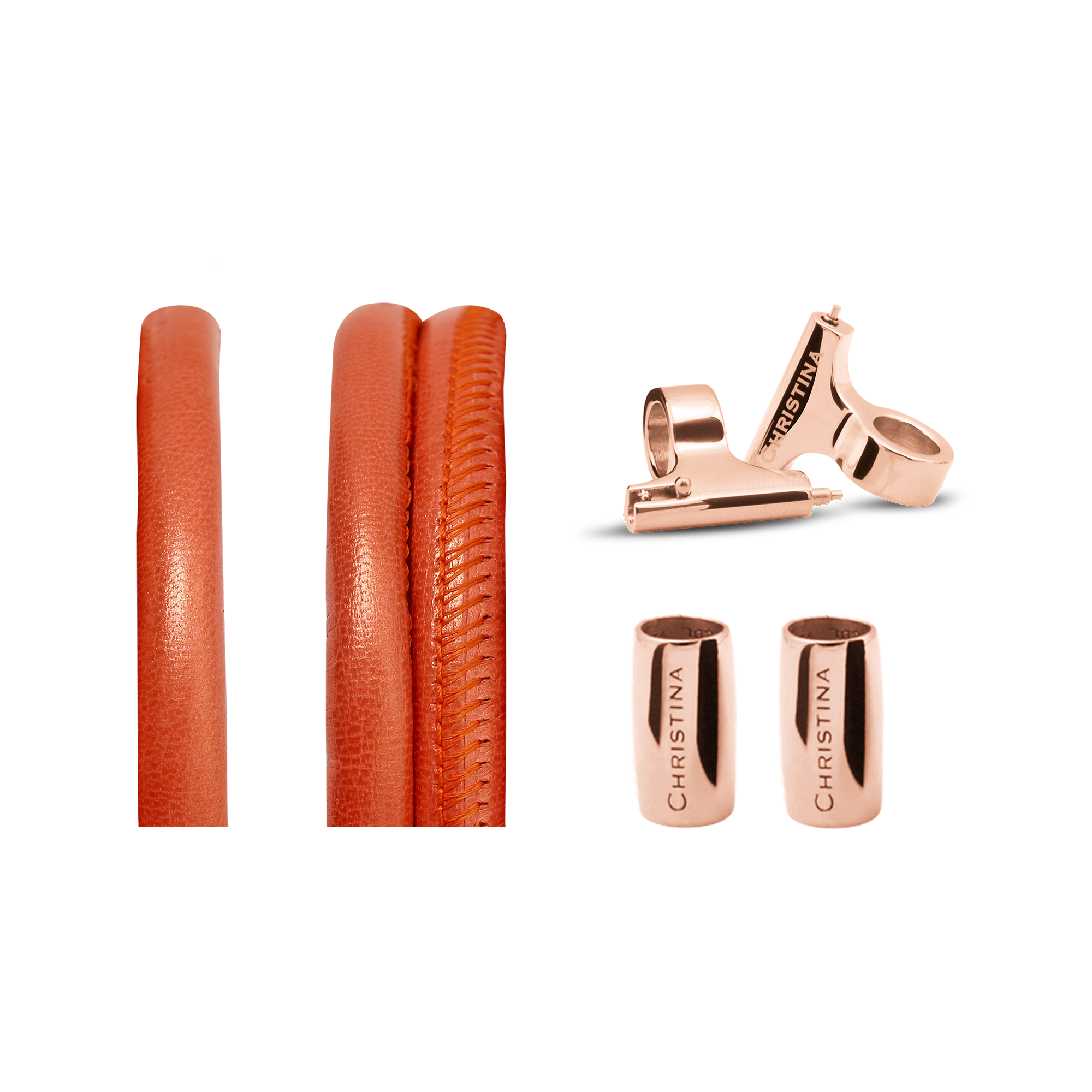 Classic Leather set for Watch - Coral - CHRISTINA