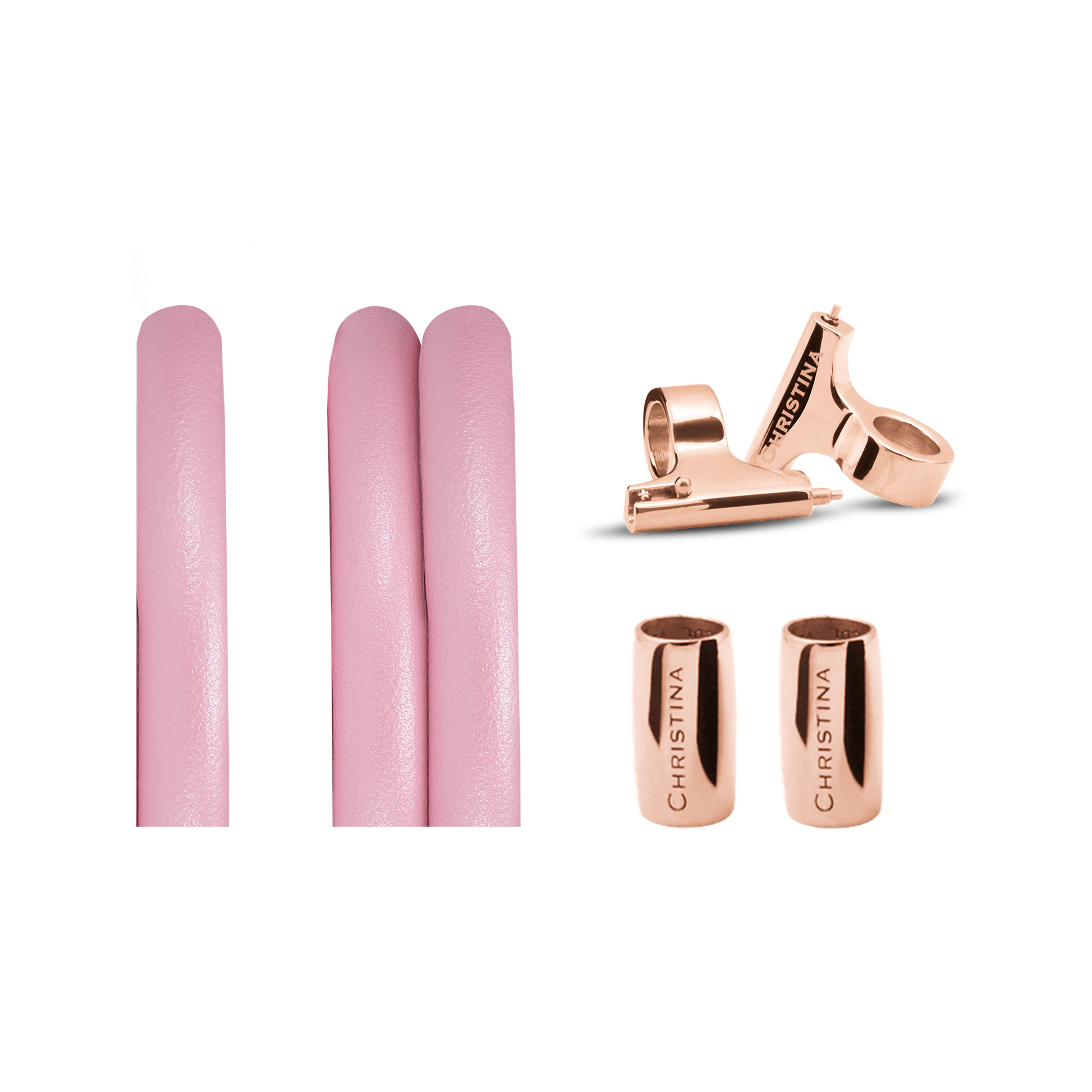 Classic Leather set for Watch - Pink - CHRISTINA