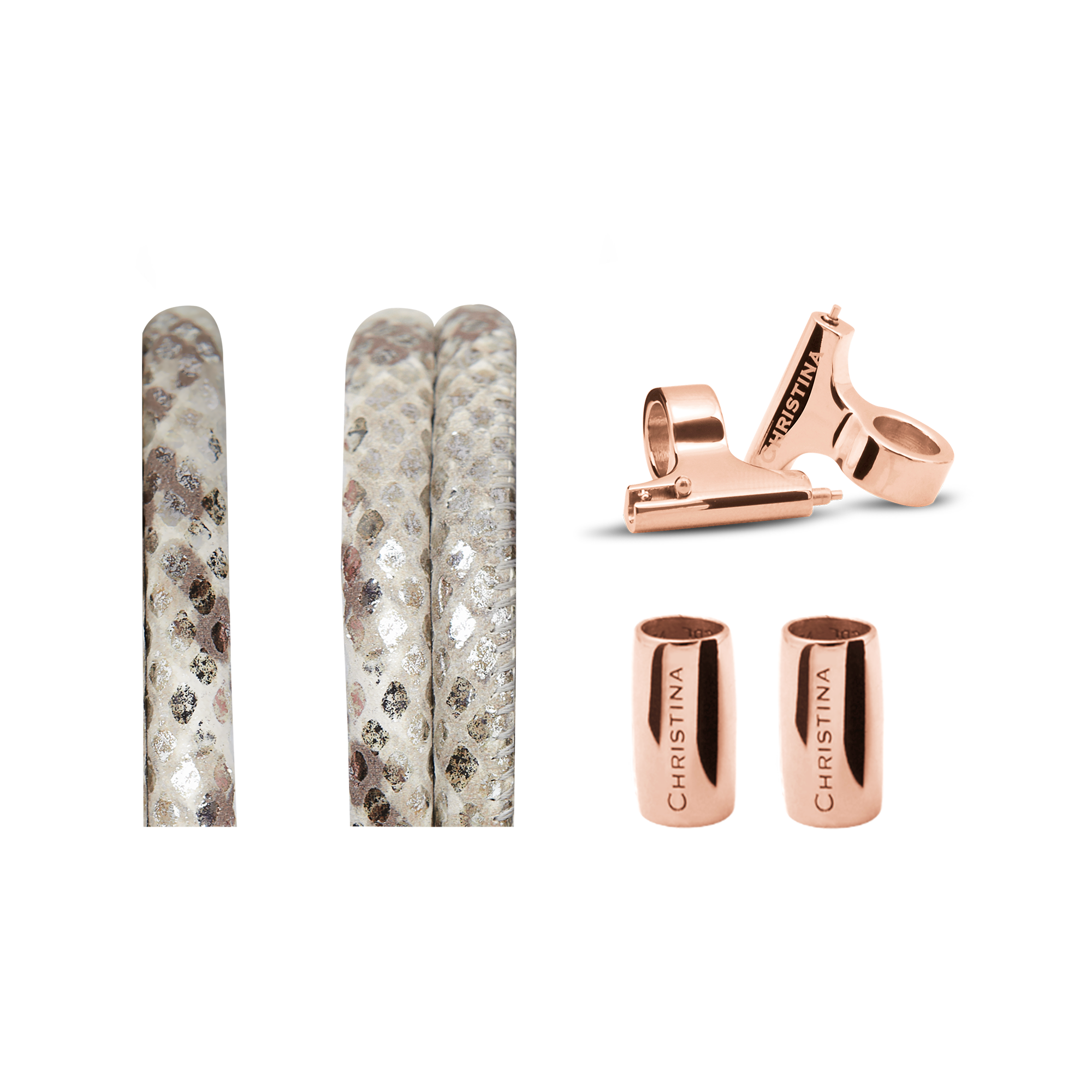 Classic Leather set for Watch - Snake - CHRISTINA