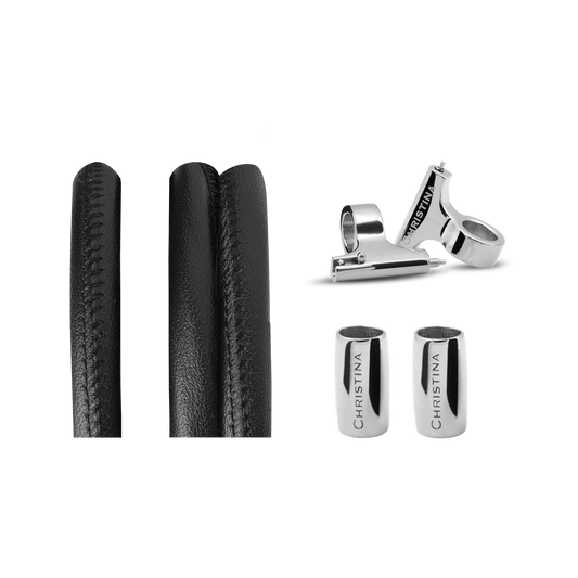 Classic Leather set for Watch - Black - CHRISTINA