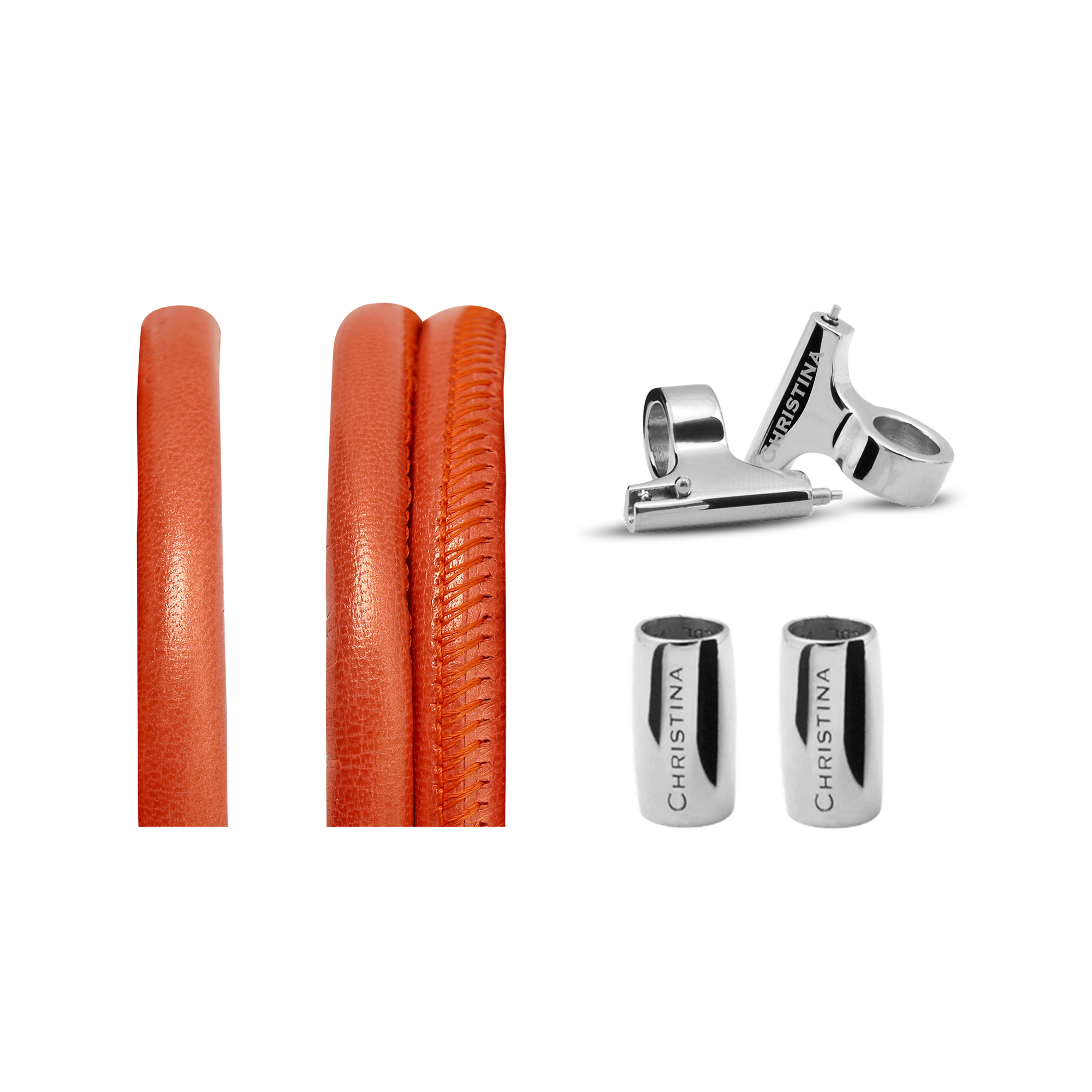 Classic Leather set for Watch - Coral - CHRISTINA