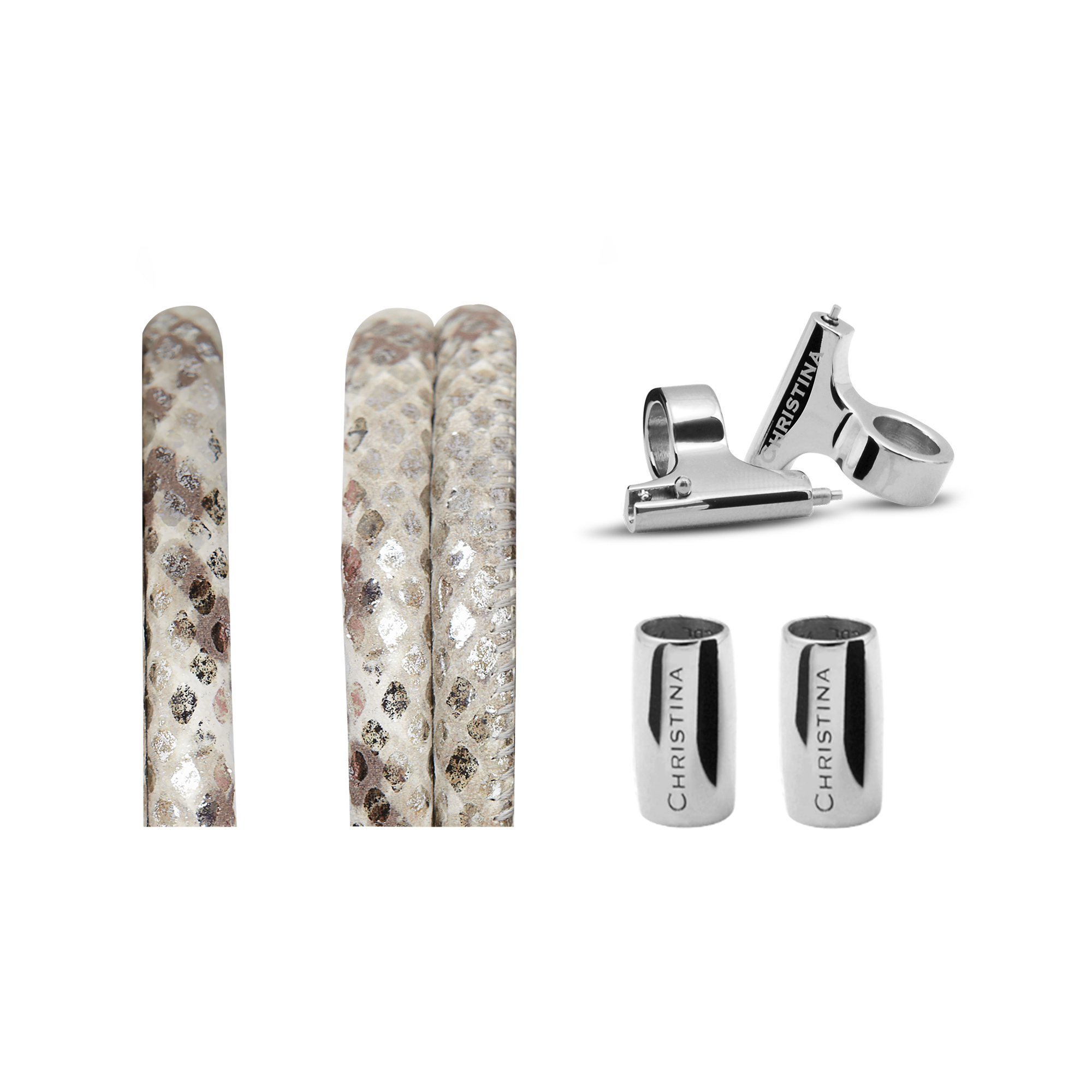 Classic Leather set for Watch - Snake - CHRISTINA