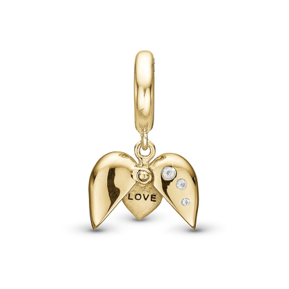 My Secret charm forgyldt Charms til læderarmbånd - CHRISTINA