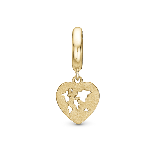 World Heart Charms til læderarmbånd - CHRISTINA