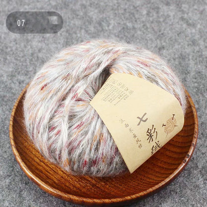 Colorful Woolen Yarn Handmade Crochet Diy Scarf Thread Sweater Hat Thread Medium Thick Woolen Ball
