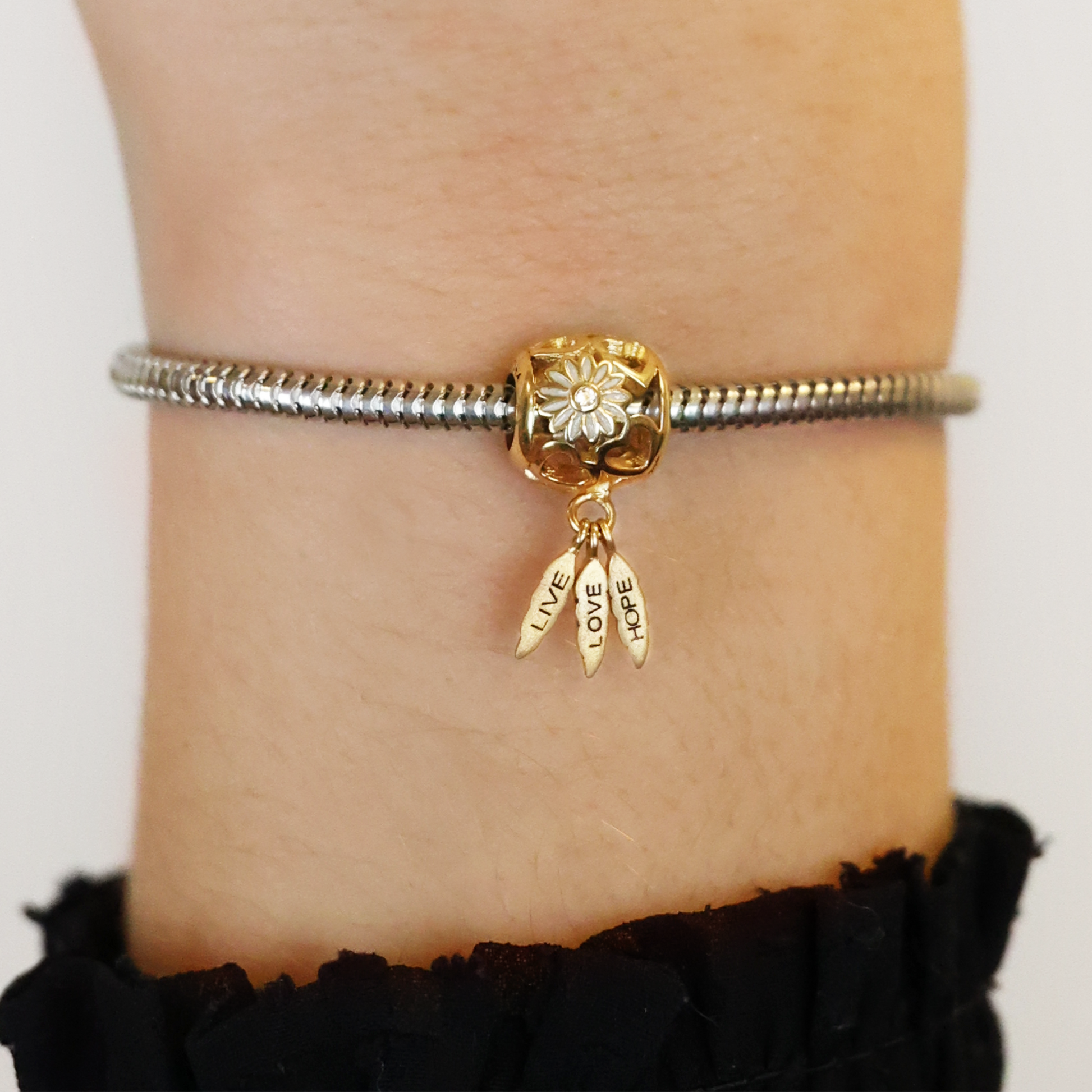 Julekampagne sølvBracelet - CHRISTINA