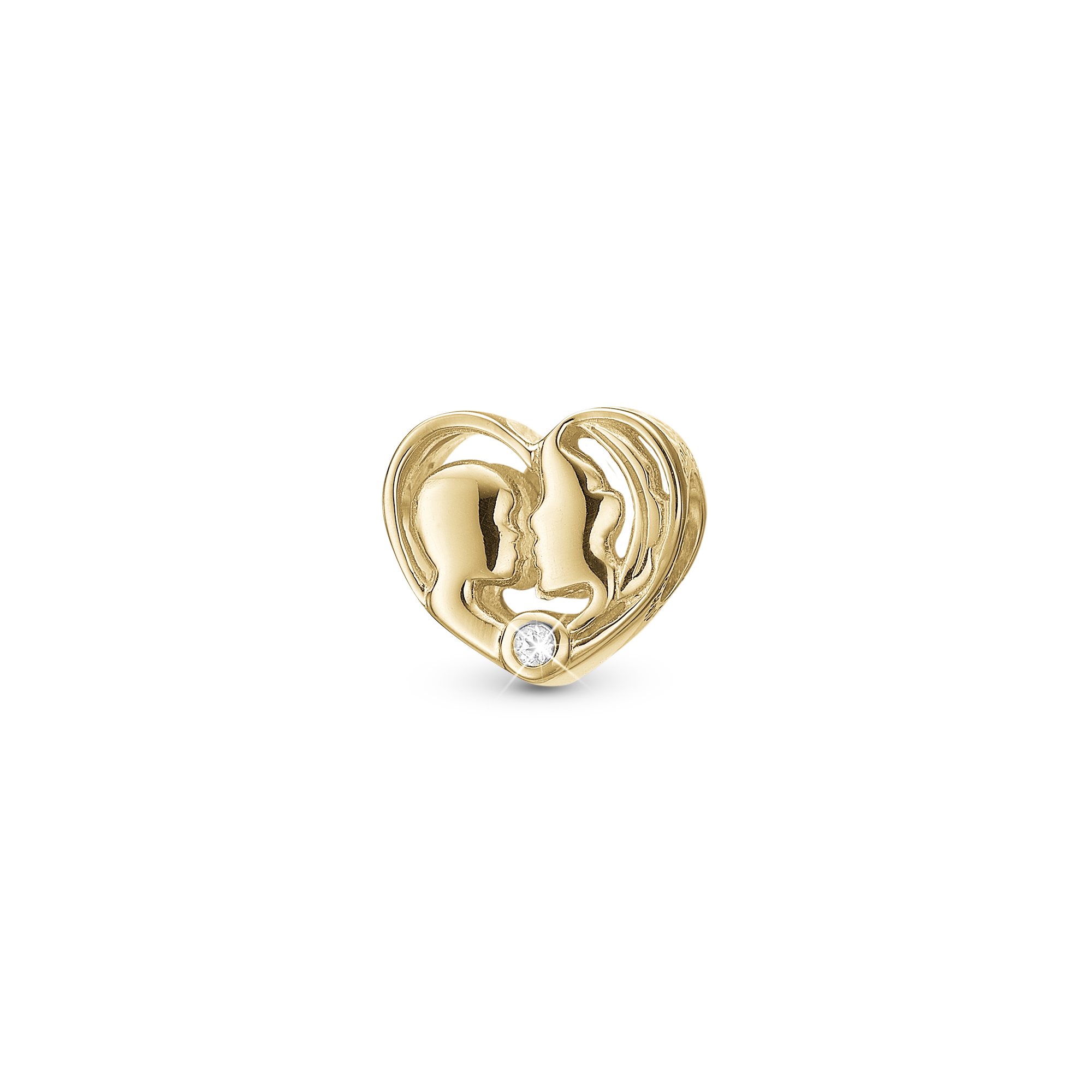 Mother & Child Charms with sølvBracelet - CHRISTINA