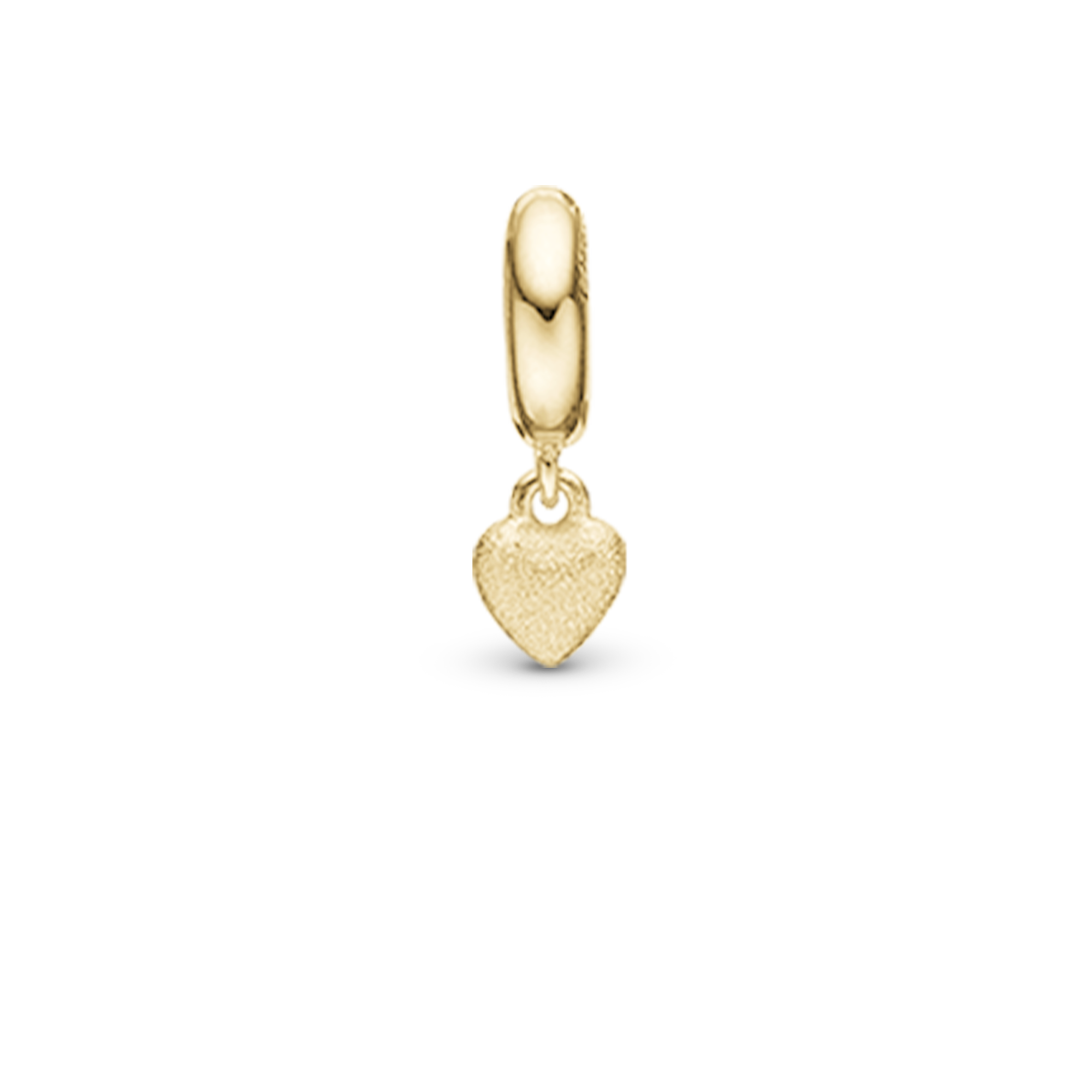 Shine Love - Dangle Charm 4 mm with Bracelet - Gold-Plated Sterling Silver