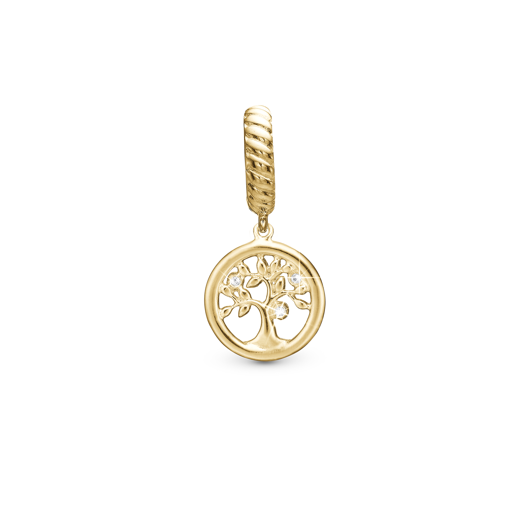 Topaz Tree of Life Charms with sølvBracelet - CHRISTINA