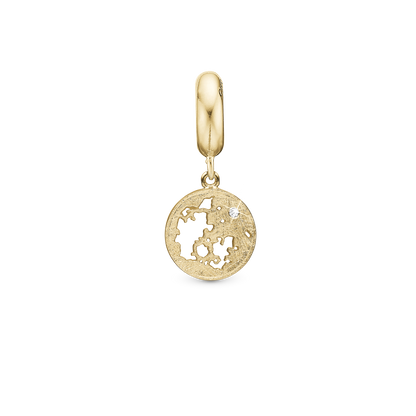 Danmark Charms with sølvBracelet - CHRISTINA